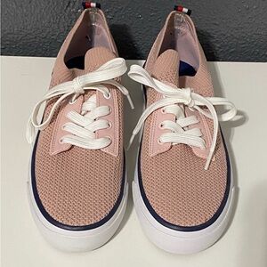 Tommy Hilfiger Pink and White Women's Shoes